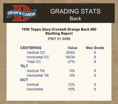 1956 Topps Davy Crockett Orange Back #60 Startling Report 2 – GOOD