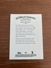 2007 Allen&Ginter #252 BUD BLACK Autograph…EBay Standard Envelope