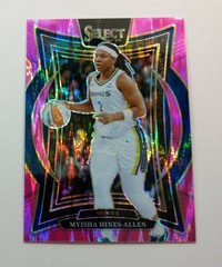 2025 WNBA PANINI SELECT MYISHA HINES-ALLEN PINK PRIZM #39 DALLAS WINGS