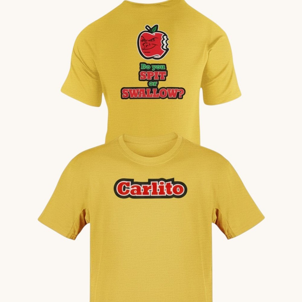 Carlito Red Apple Spit or Swallow T-shirt