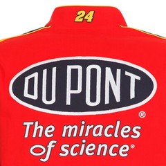 2024 Authentic Nascar Jeff Gordon Flame Dupont Cotton Jacket JH Design Red Navy