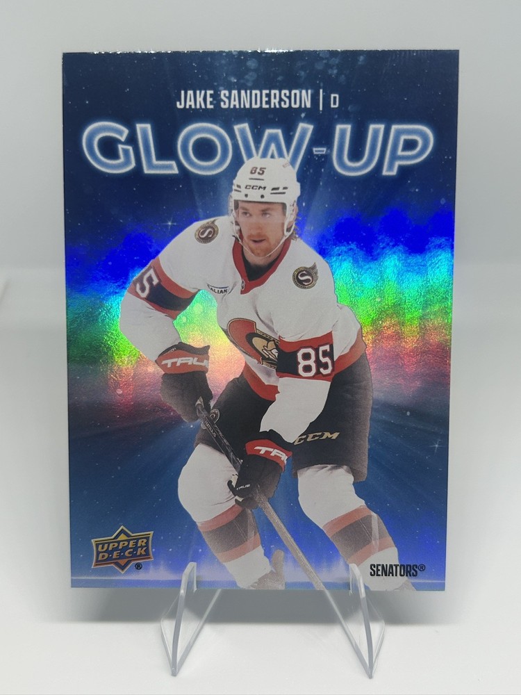 2025-26 Upper Deck #GU-3 Jake Sanderson Glow-Up