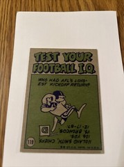 1972 Topps Jim Nance Baltimore Colts Pro Action # 119 VG Free Shipping