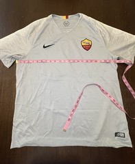 Nike XL AS Roma 2018/19 Away Soccer Jersey Grey Serie A Football 919019-012