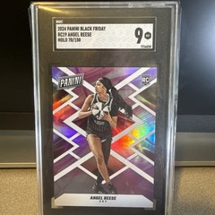 2024 Panini Black Friday #RC19 Angel Reese Rookie Holo /150 Chicago Sky RC SGC 9
