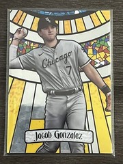 2023 Bowman Draft – Bowman Glass Insert Jacob Gonzalez #BGA-8 White Sox