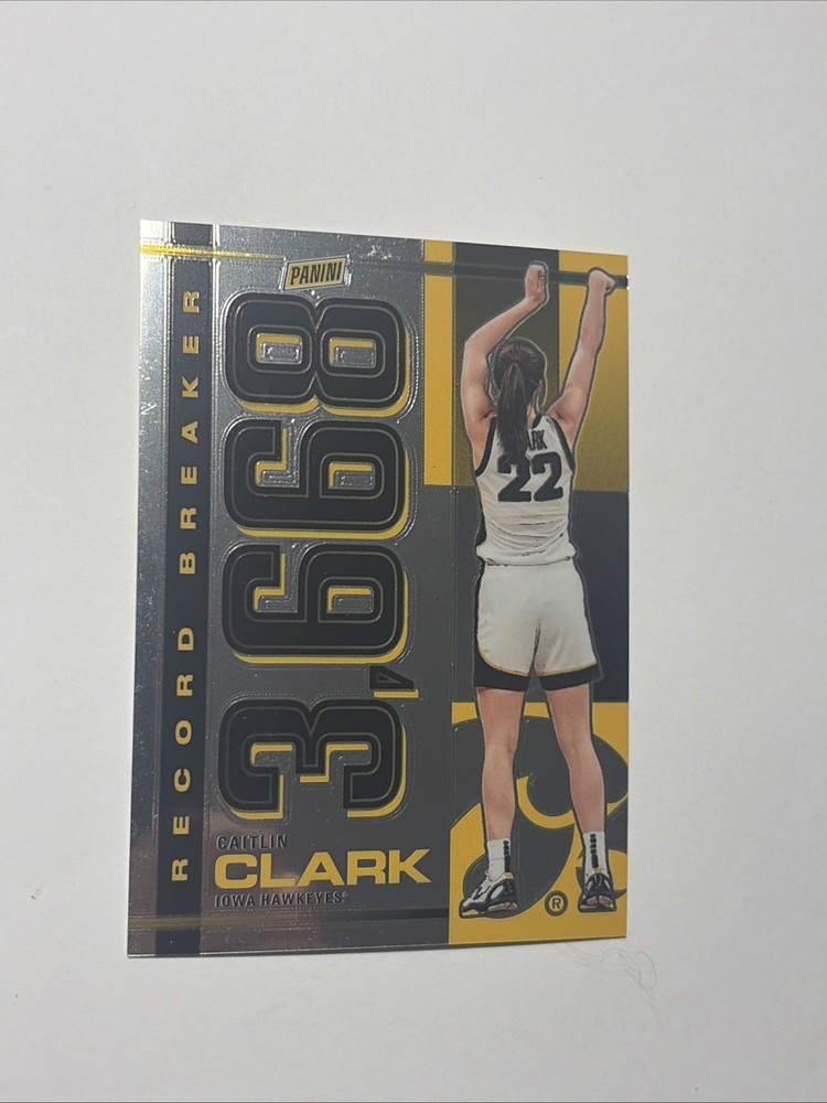 2024 Panini Caitlin Clark Collection – Record Breaker Caitlin Clark #RB-CC (RC)