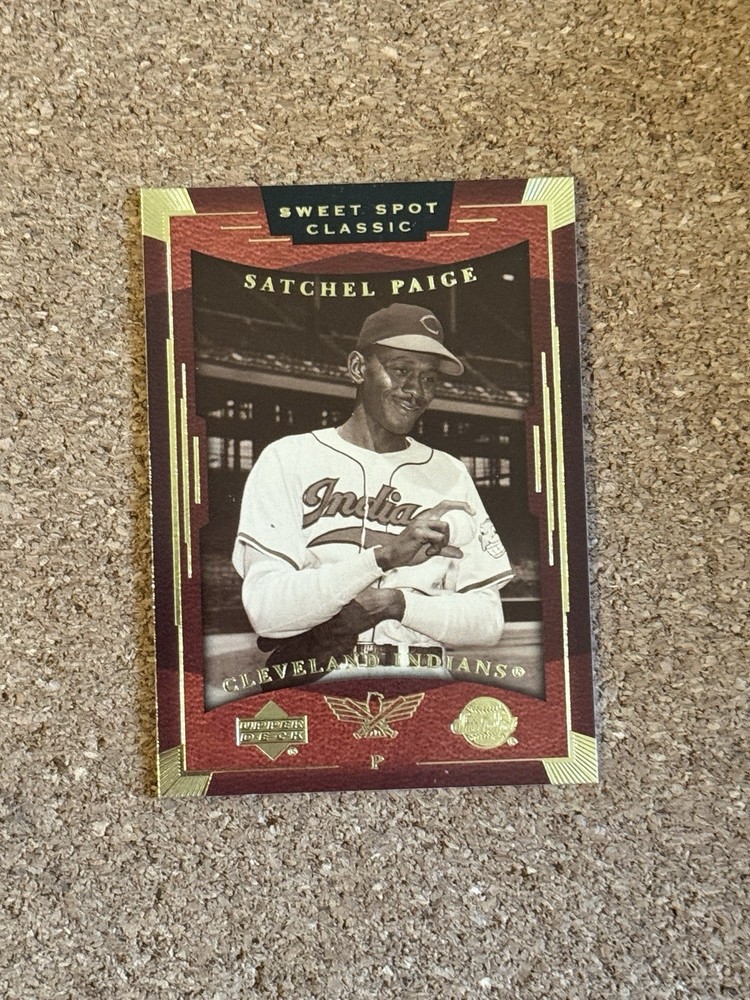 2001 Upper Deck SP Legendary Cuts Sweet Spot Classics Satchel Paige