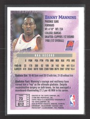 1996 Topps Finest Gladiators Danny Manning #G12