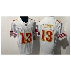 New SF 49ers 2025 F.U.S.E Rivalries Collection White Stitched Jersey Tariffs​==