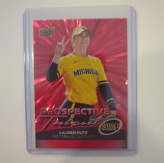 2026 Upper Deck World of Sports Lauren Putz Prospective Talent Outburst Red /25