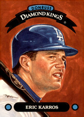 1993 leaf donruss diamond kings DK-30 Eric Karros