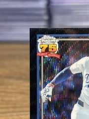2026 Topps Chrome Mookie Betts 1991 Retro 75 Years Black Wave Refractor /10 LAD