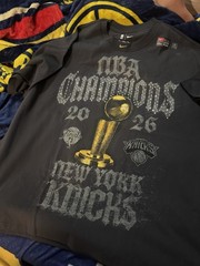 NY Knicks Nike Gray 2026 NBA Champions Authentic Locker Room Limited Edition XL