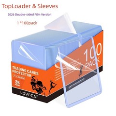 100/200/500/1000CT 3×4 Laminated Film Toploaders & Sleeves For 35pt Trading Card