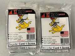 (14x) Pro-Mold 20pt UV Protected Regular 1 Screw Card Holder Item PC5II NEW