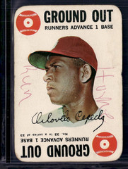 1968 Topps Game Insert #32 Orlando Cepeda Cardinals LOW GRADE (creases/marked)