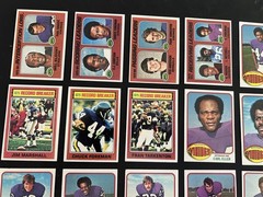 1976 Topps MINNESOTA VIKINGS Set FOREMAN Tarkenton ELLER Yary MARSHALL Alan PAGE