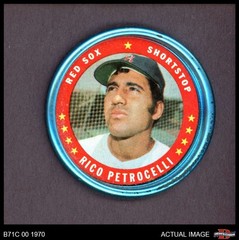 1971 Topps Coins #30 Rico Petrocelli Red Sox 5 – EX