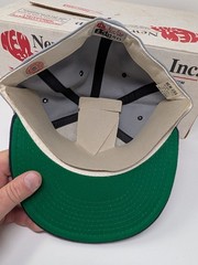 VINTAGE Georgetown Hoyas Hat Cap Fitted 7 3/8&Prime; NCAA Plain Logo New Era Pro 90s