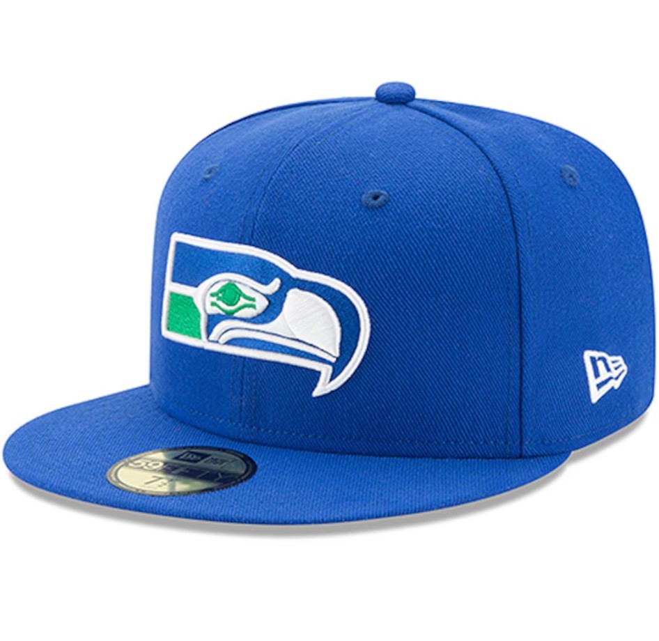 Men&rsquo;s Seattle Seahawks New Era Royal 59FIFTY Fitted Hat – FREE SHIPPING