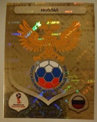 PICK ANY Team Logo Badge Panini FIFA World Cup Russia 2018 Stickers from list