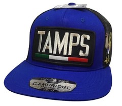 Tamaulipas TAMPS Y Gallo Hat Royal Black Mesh Mexico Logo Federal Chapo Guzmán