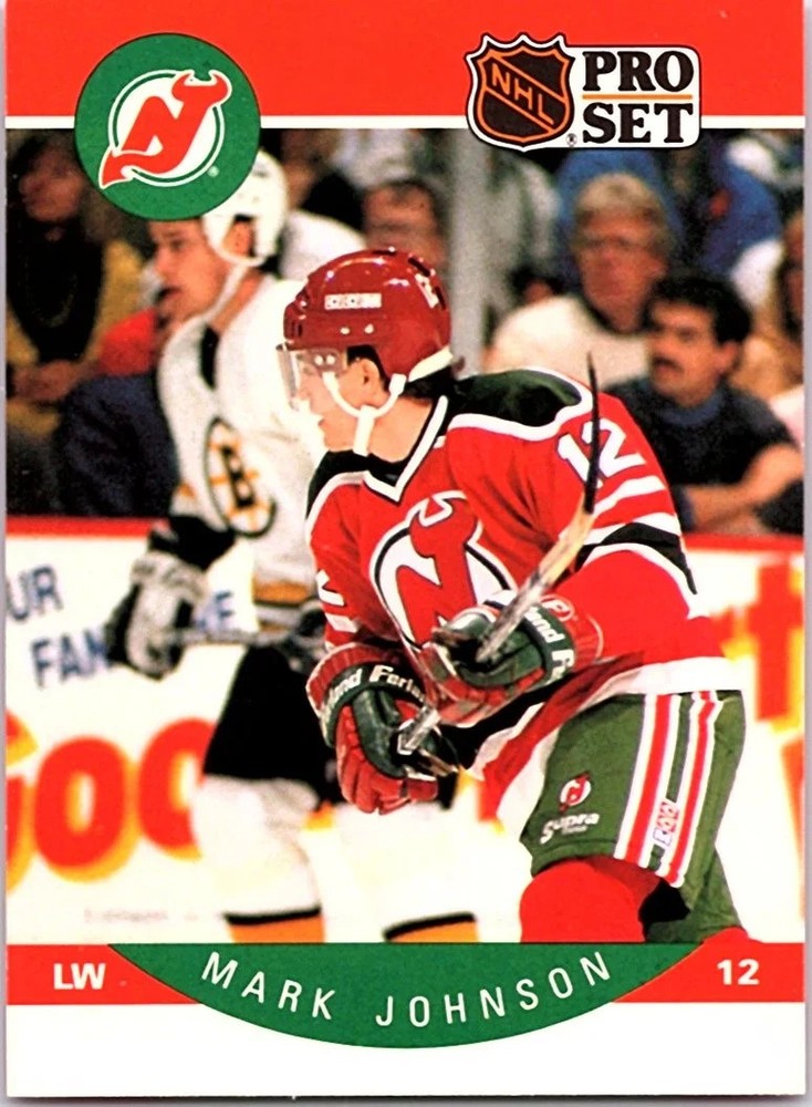 1990-91 Pro Set #168 Mark Johnson