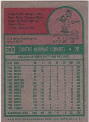 1975 Topps – Sandy Alomar #266