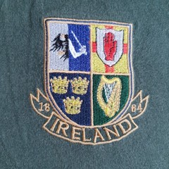 Lansdowne Ireland Rugby Shirt Size Large Mens Green Shamrock Jersey Cotton