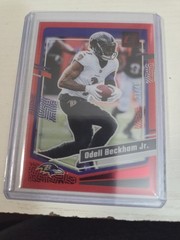 2023 Panini Clearly Donruss – Odell Beckham Jr. #4 Red /49