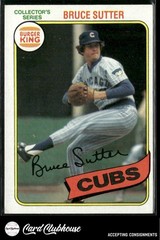 1980 Topps Burger King Pitch, Hit & Run #11 Bruce Sutter
