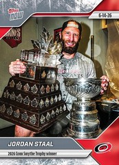 2025-26 NHL TOPPS NOW® Sticker #203 🏒 Jordan Staal 🌀 Conn Smythe Trophy Winner