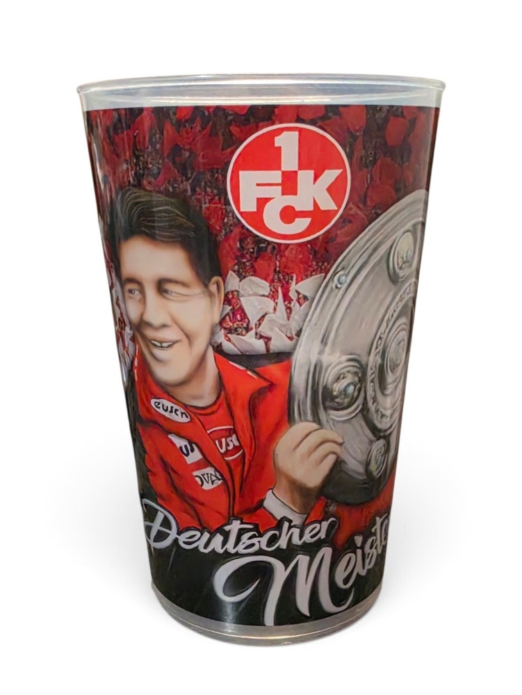 1. FC Kaiserslautern Deutscher Meister Otto Rehhagel 0.5L Collectible Cup Mug