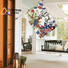 AVOIN colorlife Memorial Day Patriotic 4th of July House Size-28 x 40&Prime;, 4TH