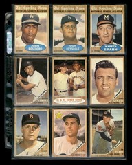 1962 Topps Baseball Complete Set (598) Mantle Mays Aaron PSA 6