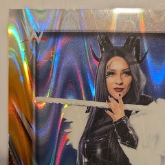 2026 TOPPS CHROME WWE STEPHANIE VAQUER ORANGE RAYWAVE REFRACTOR SP 17/25