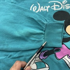 90s Vintage Mickey Mouse Marathon Graphic Tee Mens Medium Walt Disney Shirt