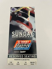 2001 Chicago Target Grand Prix CART Tickets Tribune Racing Program Lot