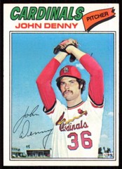 1977 Topps John Denny St. Louis Cardinals #541