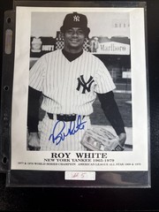 Roy White New York Yankees 1965-1979 Autographed 8×10 With COA