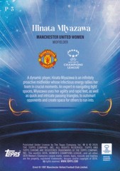 25-26 Topps Chrome UEFA Women’s POETIC PRECISION #P-5 Hinata Miyazawa #14/99