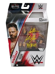 LA KNIGHT SIGNED FIGURE GREATEST HITS WWE NIB MATTEL RARE FANATICS COA