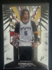 2025-26 Topps – Woven Wonders Relics Stephon Castle #WW-SC (MEM)