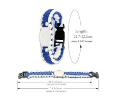 Gonzaga Bulldogs NCAA Paracord Bracelet NEW