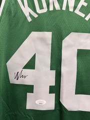Luke Kornet Autographed Signed Boston Celtics NBA FINALS Jersey JSA COA