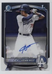 2025 Bowman Draft Chrome Prospect Aidan West #CPA-AWE Auto 1b79