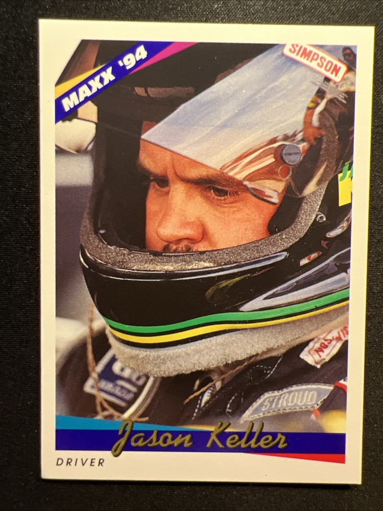1994 Maxx: Race Cards-Series 1 NASCAR #189 Jason Keller/Driver 🏎🐷🏁