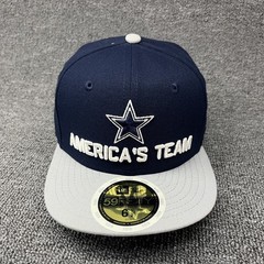 New Era 59FIFTY Dallas Cowboys America&rsquo;s Team Kids Fitted Hat 6 1/2 Navy Gray