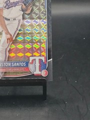 2025 Bowman 1st Prospects Winston Santos Geometric Black /10 #BP-121